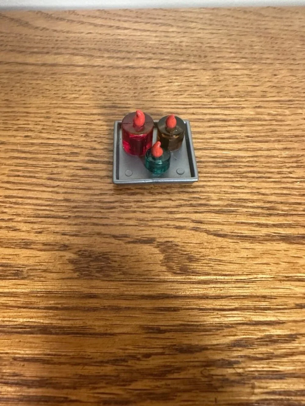 Bratz Doll Miniature Candle Set 3 Piece Candles on Tray Vintage 2000s MGA y2k